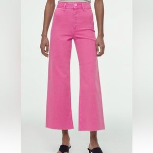 Zara high waisted sailor straight jeans
